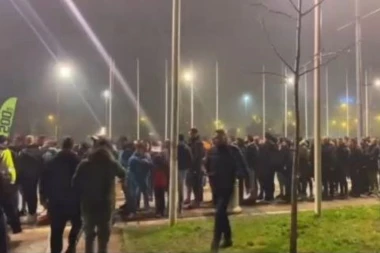 UOČI VEČITOG DERBIJA: Frka ispred Arene (VIDEO)