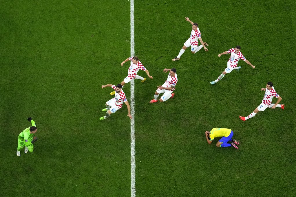 Detalj sa utakmice Hrvatska - Brazil