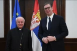 VUČIĆ PRIMIO KARDINALA VIĆENCA PALJU: Obavestio sam ga o situaciji na Kosovu i Metohiji! (FOTO)