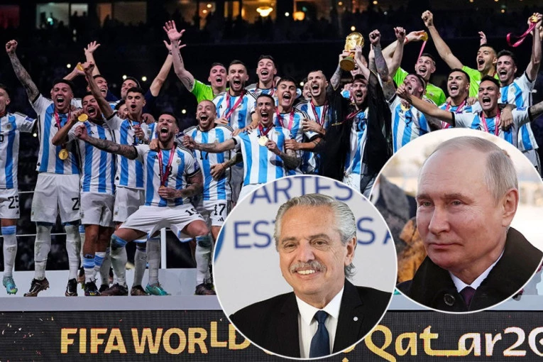 "NISAM MOGAO DA ODOLIM"! Evo šta je uradio VLADIMIR PUTIN usred finala u Kataru! ČESTITAO PREDSEDNIKU ARGENTINE TITULU NA SP!