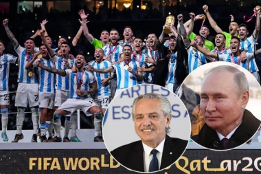"NISAM MOGAO DA ODOLIM"! Evo šta je uradio VLADIMIR PUTIN usred finala u Kataru! ČESTITAO PREDSEDNIKU ARGENTINE TITULU NA SP!