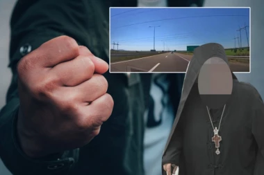 30 DANA PRITVORA ZA NASILNIKA KOJI JE MLATIO MONAHA U ZAUSTAVNOJ TRACI: Ovo su detalji brutalnog prebijanja sveštenog lica na auto-putu