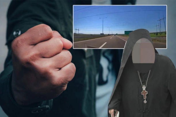 BIZARNA SCENA NA AUTO-PUTU MILOŠ VELIKI: Presekao put monahu kolima, a onda ga krvnički izudarao!