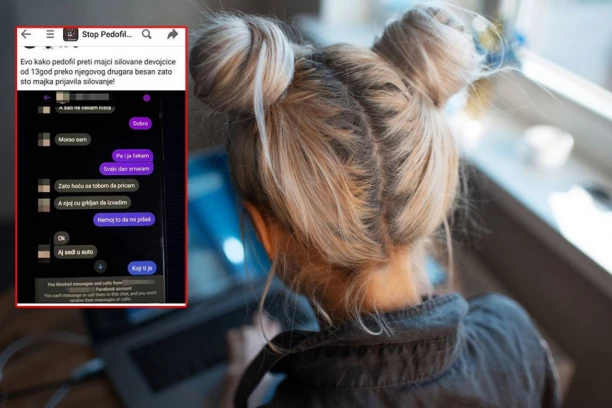 JEZIVE PORUKE PEDOFILA MAJCI SILOVANE DEVOJČICE: Hoću da pričam sa tobom, njoj ću grkljan da izvadim - prepiska osvanula na Fejsbuku, ljudi OGORČENI (FOTO)