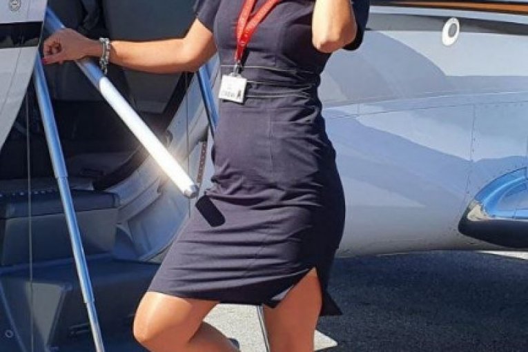 Branka Bojić se ukrcava na let