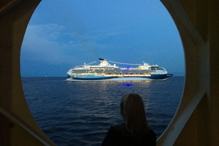 Branka Bojić sa okna kruzera