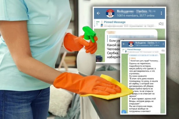 NEVEROVATNO! RUSKINJA NIJE PLATILA SRPKINJI ČIŠĆENJE STANA: Žena uredno obavila sve što je traženo, a sad joj Vlada ne odgovara na pozive i ne otvara vrata (FOTO)