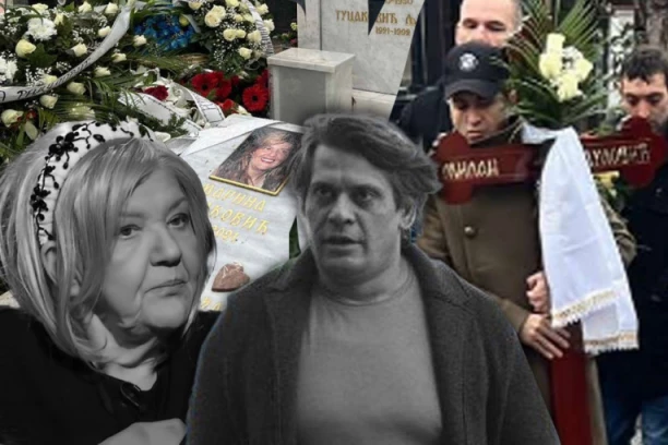 NAJTEŽA ULOGA NA LAĆINOJ SAHRANI JE PRIPALA NJEMU: Mnogo je bio vezan za Marinu Tucaković, a Radulovića ispratio sa istom BOLNOM DUŽNOŠČU (FOTO)