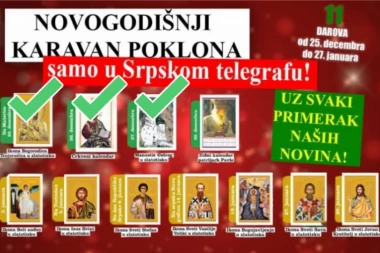 NAGRAĐUJEMO VAŠU VERNOST: Novogodišnji karavan poklona uz Srpski telegraf! (FOTO)
