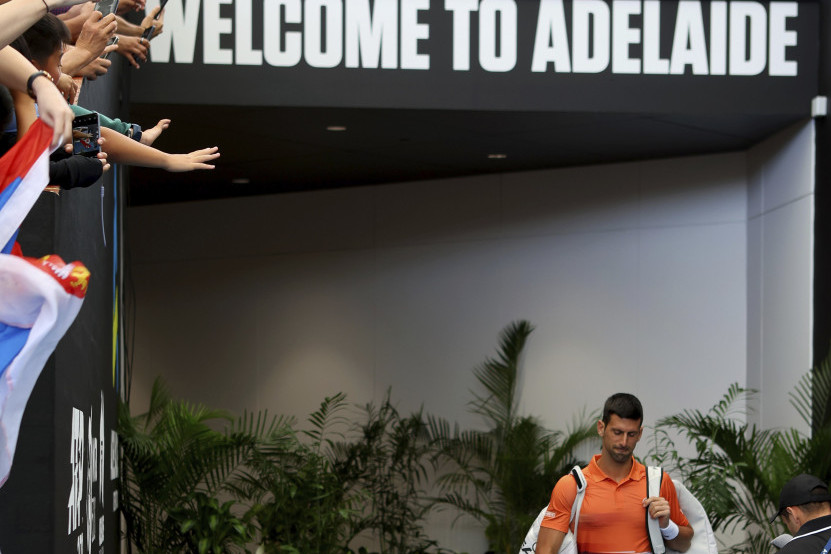 Novak Đoković sa navijačima u Adelejdu