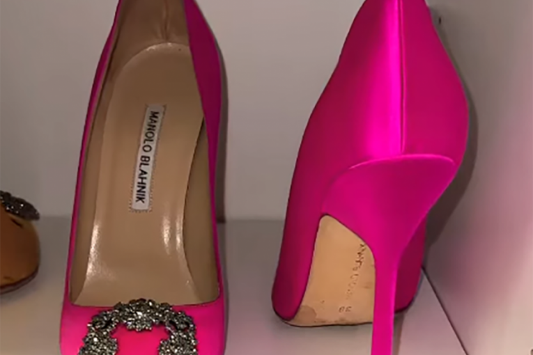 Pink Manolo Blahnik