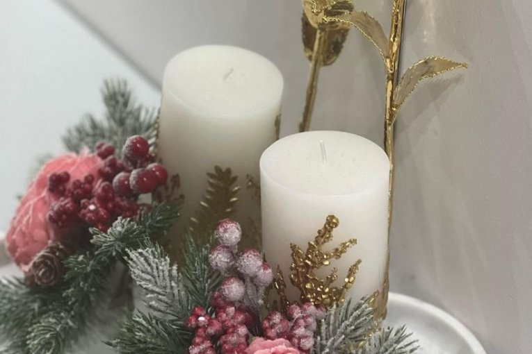 Stan voditeljke Marije Egelje za praznike