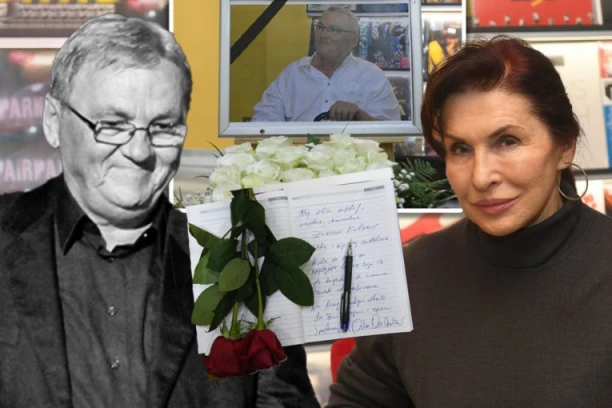 ESTRADA ODAJE POČAST POKOJNOM KALEZIĆU! Milena Plavšić zavijena u crno, ridala suze na pomen voljenog kolege: Pa, dokle više, bre, ODOŠE NAM NAJBOLJI! (FOTO)