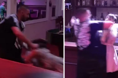 ZOLA UMLATIO MILJANU, ZAVRŠILA NA PODU OD UDARCA: Marija urlala iz petnih žila, obezbeđenje jedva razdvojilo makljažu u Zadruzi! (VIDEO)