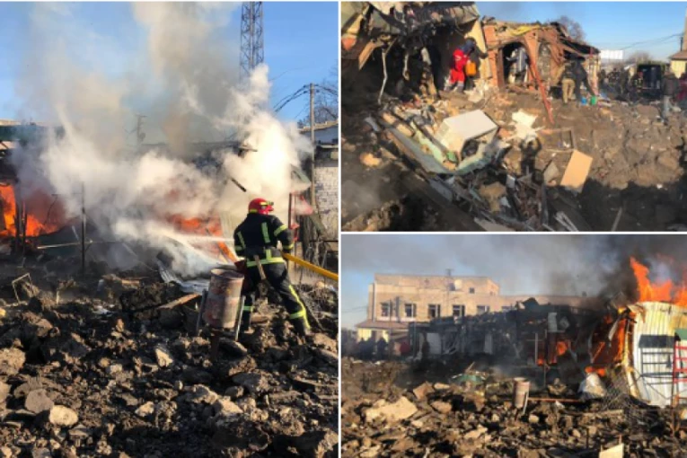 BOMBE PREKINULE USKRŠNJI MIR: Rusi gađali centralni deo Harkova, ima ranjenih