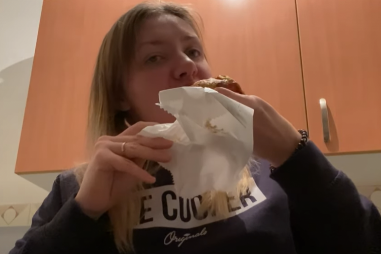 Ksenija proba testo iz pekare