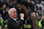 PARTIZAN SAMLEO BAJERN: Obradović zahvaljuje igračima, Lesor ponovo imao svoj ŠOU!