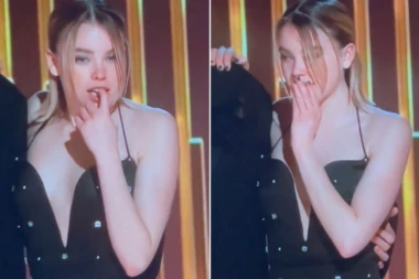 GLUMICA SE OLEŠILA OD ALKOHOLA? Pojavio se šok snimak, teturala se, pa morala da se pridržava za drugaricu! (VIDEO)