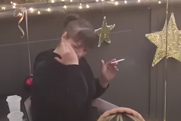 Miljana Kulić u suzama