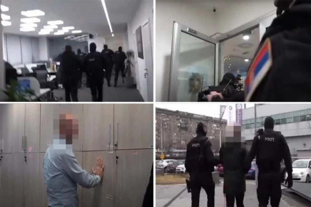 SNIMAK HAPŠENJA VELIKE MEĐUNARODNE KRIMINALNE GRUPE: Pogledajte FILMSKU AKCIJU srpske policije, ovako su "PALI" PREVARANTI KOJI SU UZELI MILIONE (FOTO, VIDEO)