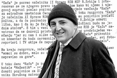 KODNO IME KAFA: Transkripti i izveštaji službi bezbednosti o Željku Ražnatoviću otkrivaju mnoge nepoznate detalje o komandantu SDG