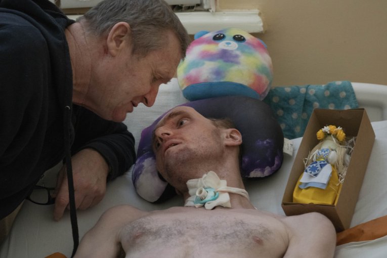 Ukrajinski vojnik i otac