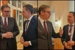 BELGIJSKI PREMIJER SE ZAHVALIO VUČIĆU NA PRISUSTVU PANELU O OSNAŽIVANJU EVROPSKE INDUSTRIJE: Domaćini prijema belgijski kralj i kraljica (Foto/Video)