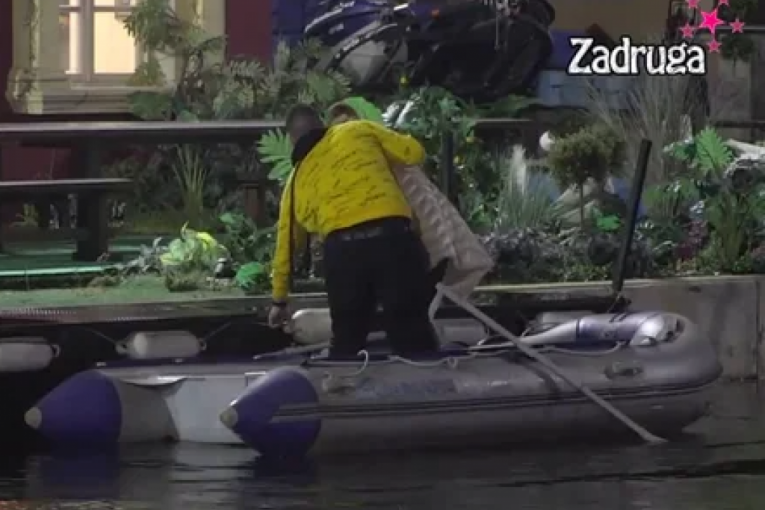 Lazar Čolić Zola se napio, pa pao u čamcu, Miljana vrišti Zadruga 6