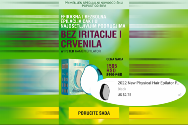 VELIKA PREVARA PRODAVACA! U Srbiji prodaju epilator SKORO 6 puta skuplje nego u inostranstvu