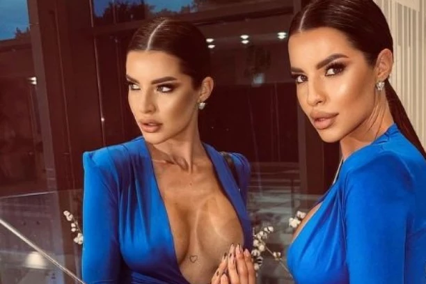 SVI SU GLEDALI U NJENE TANGE: Ana Rajković sa tribina u provokativnom izdanju bodrila supruga (FOTO)