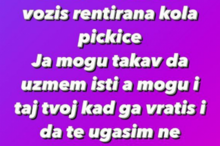 Mili odgovorio Devitu na Instagramu