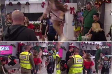 ZVEZDAN DIVLJAČKI HTEO DA UBIJE LAZIĆA: Jeziva tuča u Zadruzi uživo, letelo na sve strane! (VIDEO)