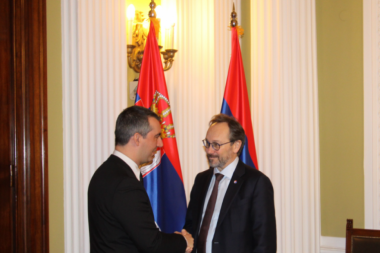 Predsednik Narodne skupštine Republike Srbije sa šefom Delegacije EU u Srbiji (FOTO)