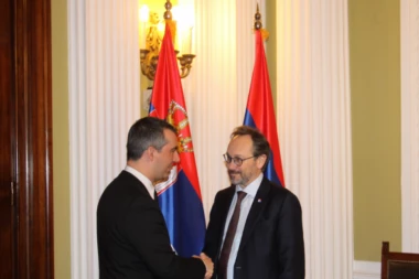 Predsednik Narodne skupštine Republike Srbije sa šefom Delegacije EU u Srbiji (FOTO)
