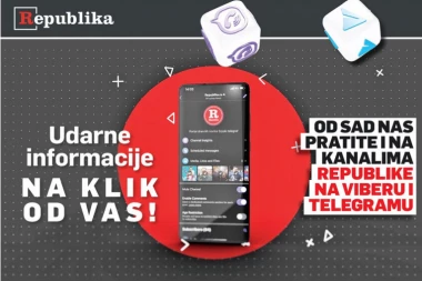 SAMO JEDNIM KLIKOM DO NAJNOVIJIH INFORMACIJA: Priključite se Republika Vajber i Telegram zajednicama! (VIDEO)
