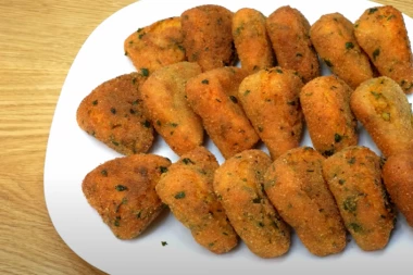 AKO IMATE DVA KROMPIRA I JEDNO JAJE SPREMITE OVAJ RECEPT: Kroketi mogu biti ukusno predjelo, ali i odlična večera!