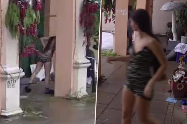 ANĐELA DOTAKLA DNO DNA! Crnogorka nakon što je oralno zadovoljila Zvezdana, izletela napolje punih usta i SVE ISPLJUNULA! ŠOK! (VIDEO 18+)