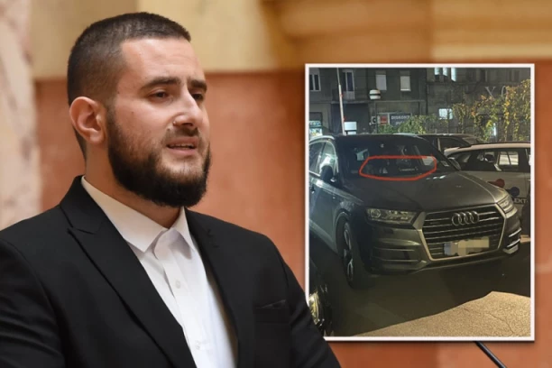 ZAŠTO SE BAVITE MOJIM AUTOMOBILIMA?! Ovako se pere bahati poslanik Usame: Umesto odgovora na pitanje o blinkerima - PRETNJE NOVINARIMA!