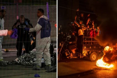 GORI NA BLISKOM ISTOKU! Palestinci VATROMETOM I PUCNJAVOM proslavili teroristički napad u Jerusalimu!