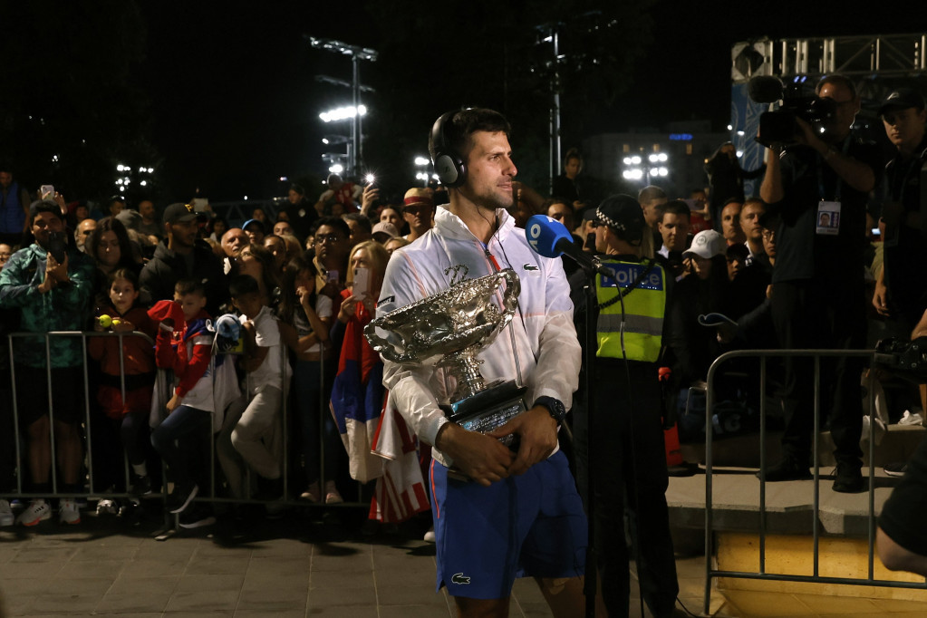 Novak Đoković u Melburnu