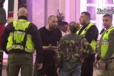 ZVEZDAN LOMI SVE PRED SOBOM, OPKOLILO GA OBEZBEĐENJE: Prevrtao statue, Ana ga provocira do tačke ključanja