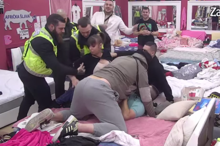 Miljana Kulić i Nenad Macanović Bebica tuča Zadruga 6