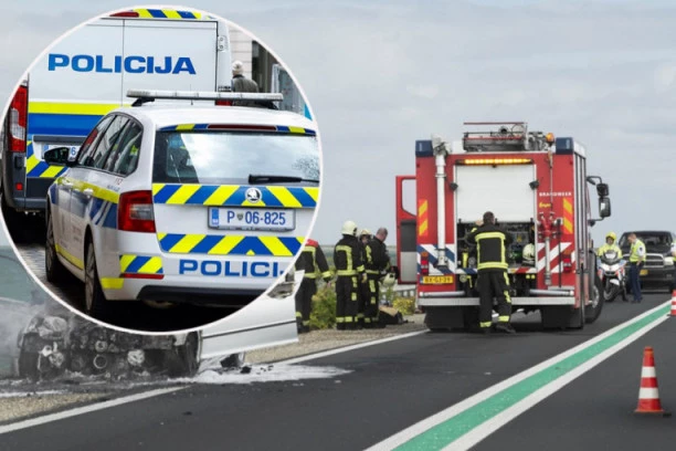 PRVE SLIKE JEZIVOG SUDARA U SLOVENIJI! Kombi se zakucao u kamion, vozilo potpuno smrskano! POVEĆAVA SE BROJ MRTVIH! (FOTO)