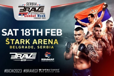 STOŠIĆ I ILIĆ NA BRAVE CF-U: Naelektrisana "Štark arena" za borbe srpskih superzvezda