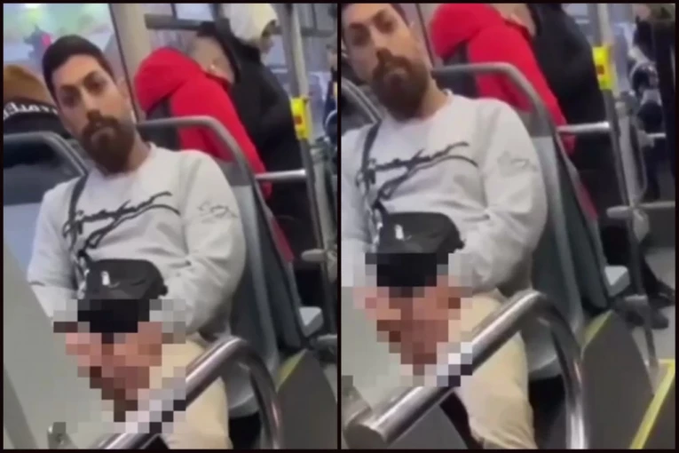ODVRATNA SCENA U AUTOBUSU BROJ 45: Manijak se samozadovoljavao, deca ga snimila telefonom, NIKO NE REAGUJE! (VIDEO)