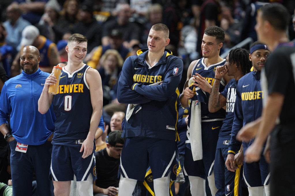 Nikola Jokić na meču Denver - Atlanta