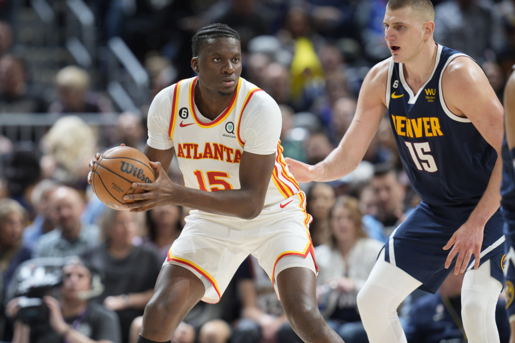 Nikola Jokić na meču Denver - Atlanta