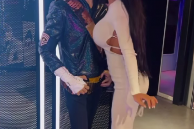 Tamara Đurić i Majkl Džekson