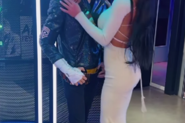 Tamara Đurić i Majkl Džekson