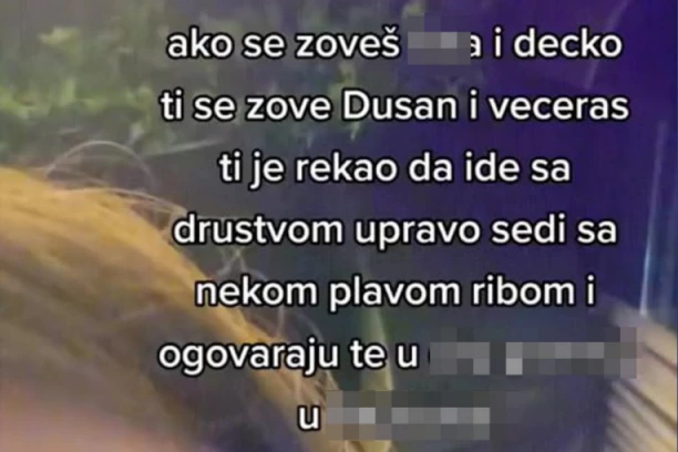 U GADNOM SI PROBLEMU: Devojka dojavila drugoj da je dečko Dušana vara i ogovara sa plavušom, a rekao da je sa DRUŠTVOM - EVO ŠTA SE DESILO